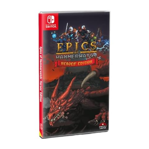 Epics of Hammerwatch: Heroes' Edition - LIMITED (Nintendo Switch) Cover