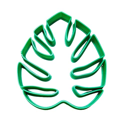 MONSTERA LEAF TROPICAL FLOWERING PLANT OUTLINE COOKIE CUTTER MADE IN USA PR2158