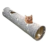 Phosphorescent : Le tunnel gris est phosphorescent, ajoutant un élément de plaisir à vos animaux de compagnie.