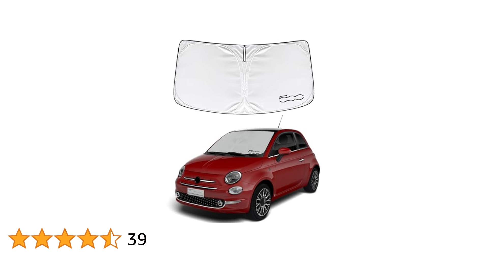 FIAT サンシェード　FIAT500 AUTOMAX izumi フィアット500 専用シェード アバルト500