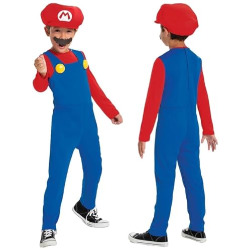Disguise Nintendo Super Mario Mario Jumpsuit for Kids, Offic
