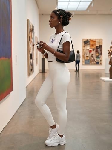 Image of Conceited High Waist Leggings in Shorts, Capri and Full Length - Buttery Soft - 3 inch High Waistband - Regular and Plus Size