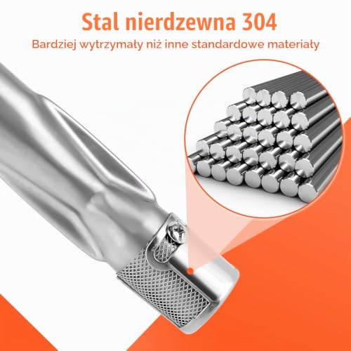 GFTIME 45,7CM Zapasowa rura do palnika grillowego do Weber Spirit 200 Series, Spirit E210 S210 E220 S220 Grill gazowy, 18" części palników ze stali nierdzewnej do Weber 69785 (z przednimi elementami