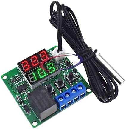 XH-W1219 DC 12V Dual LED Digital Display Temperature Controller Regulator Switch Control Relay NTC Sensor Module — 사진 1