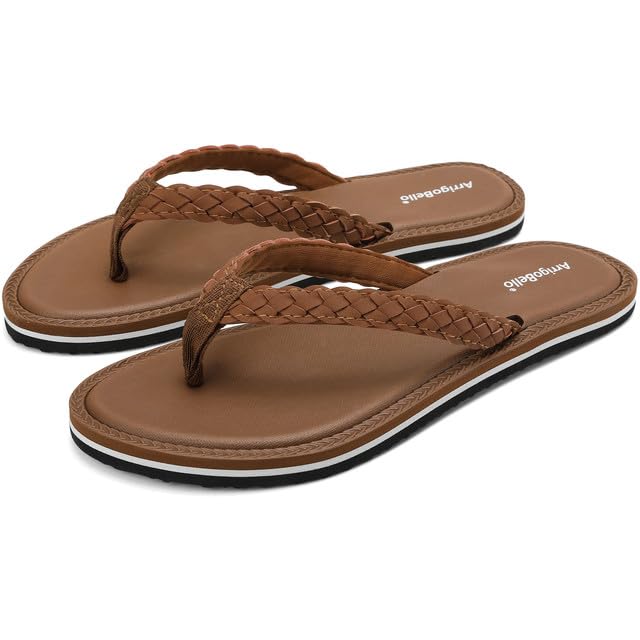 ARRIGO BELLO Chanclas Mujer Piscina Playa Sandalias Antideslizante Chancletas Duraderas Cómodas Flip Flops Elegantes Verano Sandalias Talla 36-41