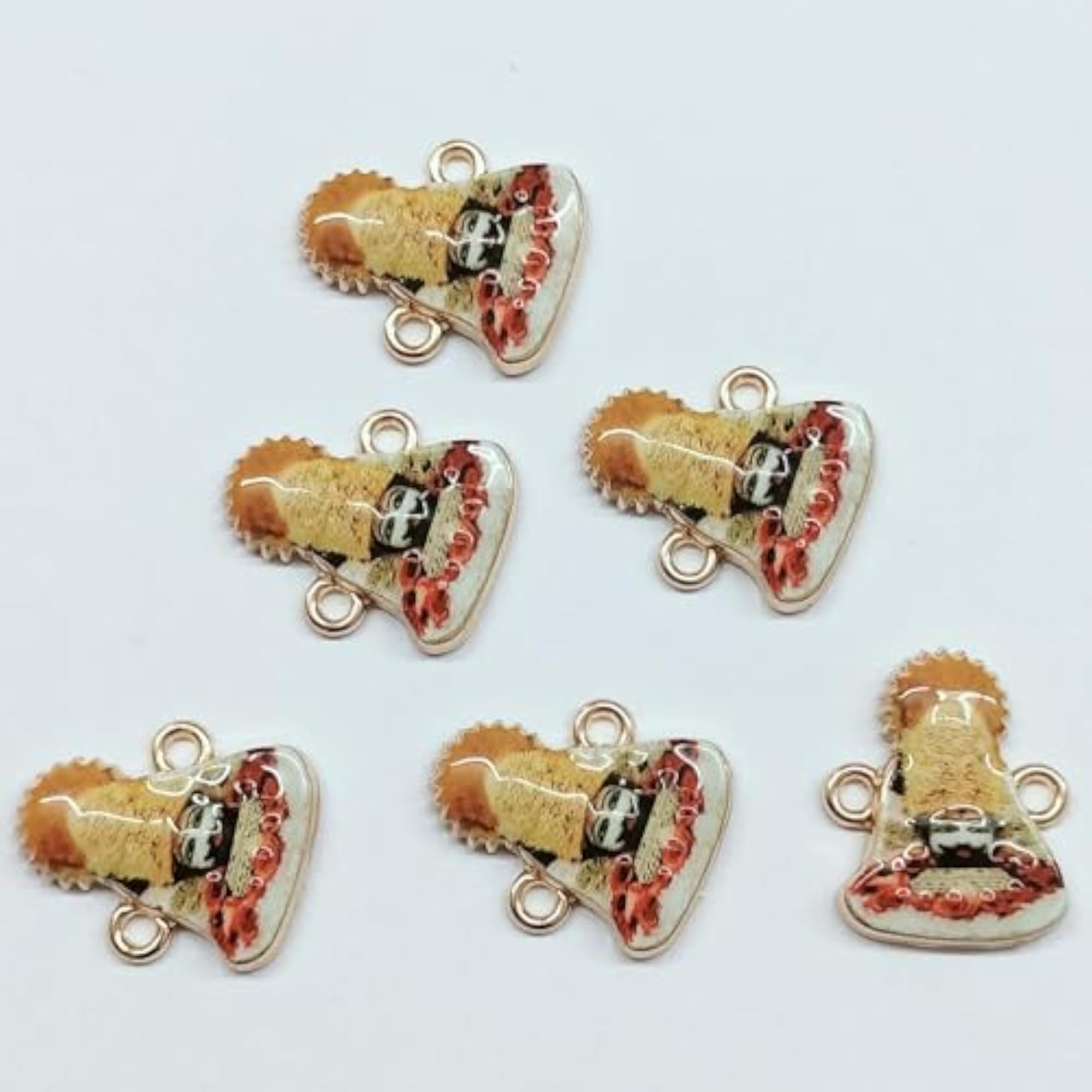 6pc Khatu Shyam JI Multicolor Metal Charms