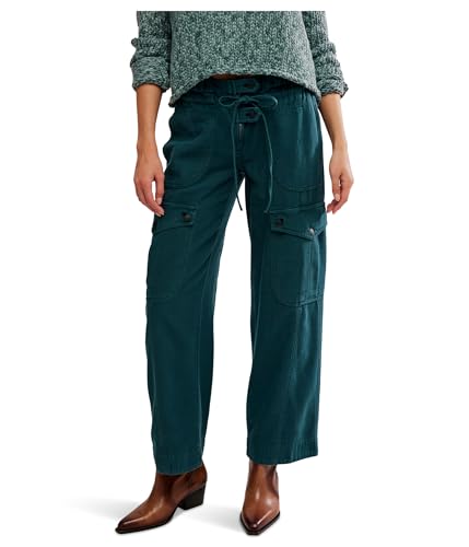 Free People Womens We The Free Park Ave Pants Sea Moss X-Small