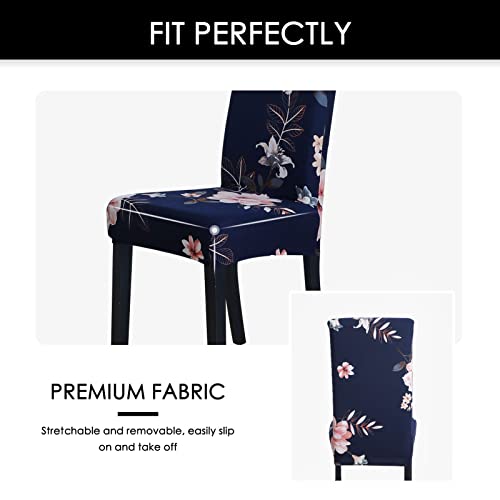 Forcheer Chair Covers For Dining Room 6 Pack Dining Kitchen Chair Cover Set Of 6,Stretchable Parson Chair Covers Slipcover(6 Pack,Printed Flower Pattern) #TOP5