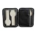 TIMELYBUYS Black Four 4 Slot Zippered Travel Traveler's Watch Storage Organizer Collector Case Father's Day Gift