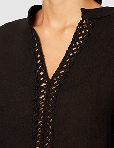 Bonamaison TRLSC100671 Blouse, Nero, XL Womens