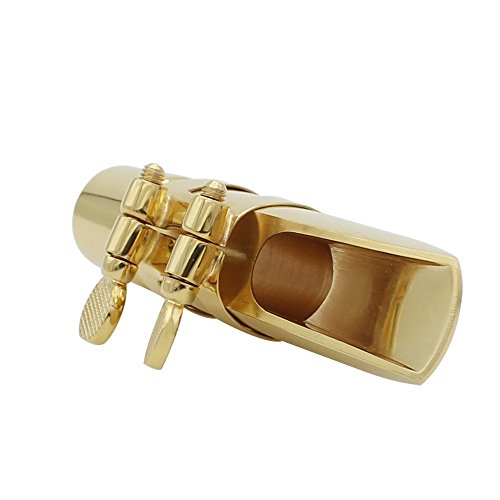 Lade Alto Saxophone Mouthpiece Professional #7 Metal Alto Sax Mouthpiece For Playing The Jazz Music Gold Plated (# 7) #TOP3