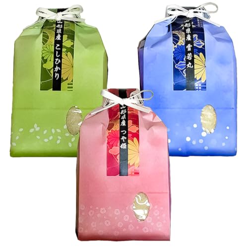 山形県鶴岡市産 精米 特別栽培米 コシヒカリ・つや姫・雪若丸 各2kg (計6kg) [令和8年産]黒川まるいし農場 K-850