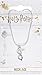 HARRY POTTER Blitz Mujer Collar Plateado, Aleación de Zinc,