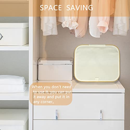 Large Laundry Basket With Lid, Beige 100 L Laundry Hamper With Bamboo Handles, Portable Clothes Hamper For Bathroom, Bedroom, Toy Room, Freestanding Collapsible Laundry Baskets #TOP3
