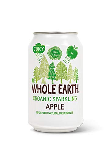 Whole EarthOrg Light Sparkling Apple 330ml (Pack of 2)