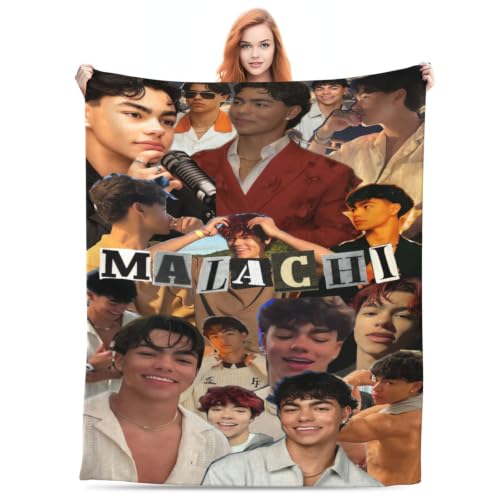 Malachi Barton Super Soft Plush Throw Blanket Lightweight Warm Cozy Blanket for Sofa Couch Bed Room Decor Gift for Fans Women Men Kids