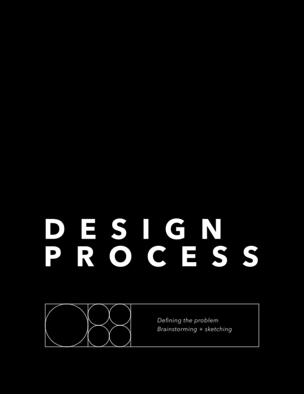 Sketchbook Journal for Graphic Designers and Artists - Design Process and Brainstorming - 520 pages - 8.5"x11"