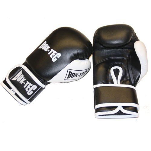 BOX-TEC Boxhandschuhe IFT Shadow, Black&White, Kunstleder (4oz) Sport & Freizeit