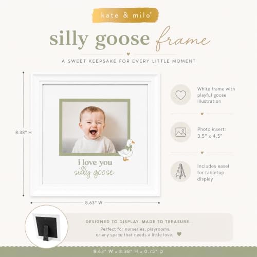 Kate & Milo I Love You Silly Goose Baby Picture Frame — 사진 2