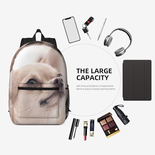 Sac à dos d'école chihuahua EdWal noir léger en taille unique mixte - 7
