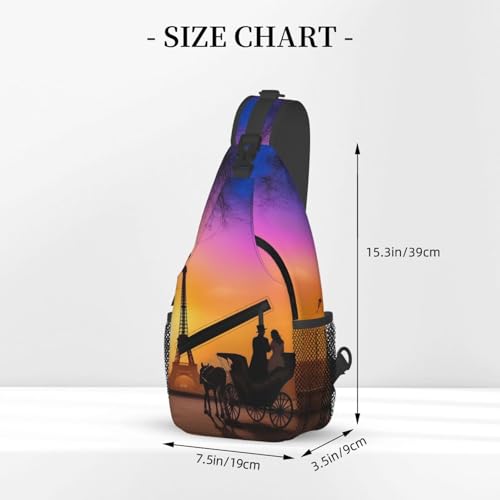 Bolso bandolera unisex para viaje y actividades al aire libre miniatura 2