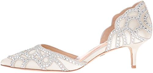 Badgley Mischka Women's Ginny Dress Pump, Ivory, 8 M US | Image 7