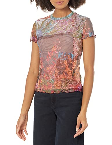 Desigual TS_Bora 9019 Tutti Fruti T-Shirt, Finition du matériau, M Femme