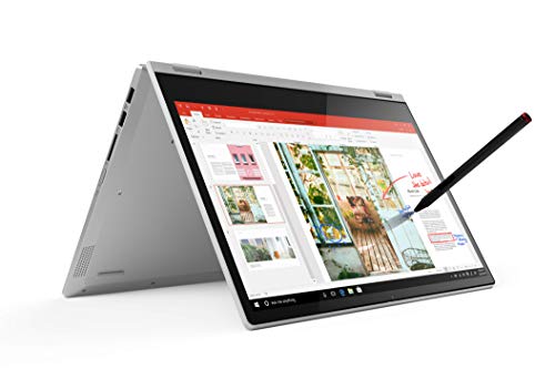 Lenovo Ideapad C340 81TK007YIN 14 inches FHD 2 in 1 Convertible Laptop (Intel 10th Gen I5 10210U/8GB/512GB SSD/Windows 10/Microsoft Office 2019/NVIDIA MX230 2GB Graphics), Platinum, 1.65kg