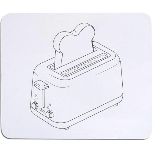 Azeeda 'Toaster mit Toast' Maus Matte/Schreibtisch Pad (MO00037695)