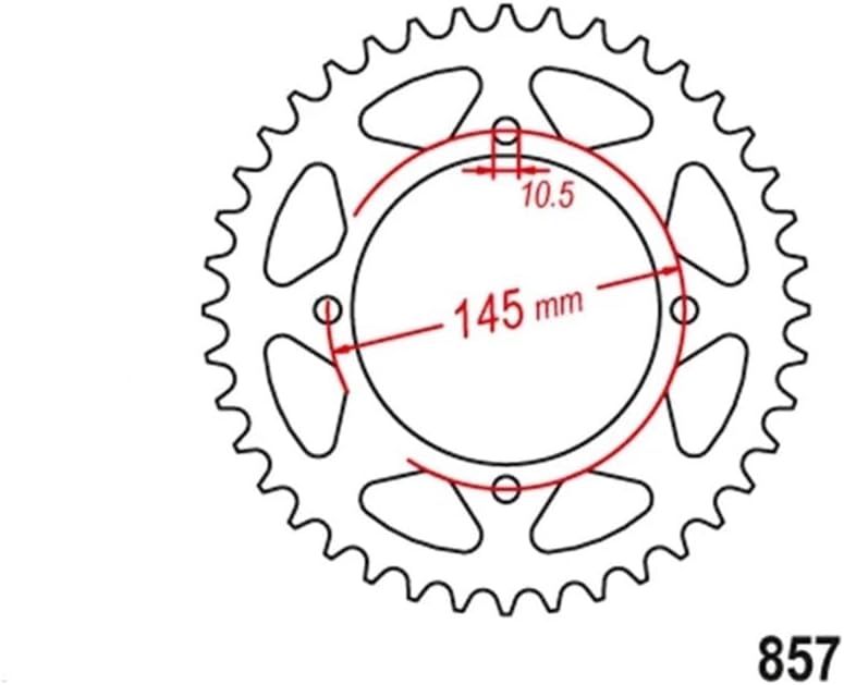 520 オートバイ用リアスプロケット XT600 83-95 XT600E 1989-2003 XT600Z 89-94 XTZ66
