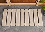 100 x 46,5 cm, Espenholz Karibu Sauna Bodenrost Premium