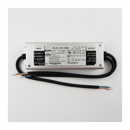 Pilote LED 36V variable ELG-100-36B-3Y : alimentation étanche 96W pour rubans et projecteurs extérieurs