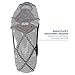Yaktrax Run Traction Cleats for Snow and Ice, Gray/Red, Small (8161)