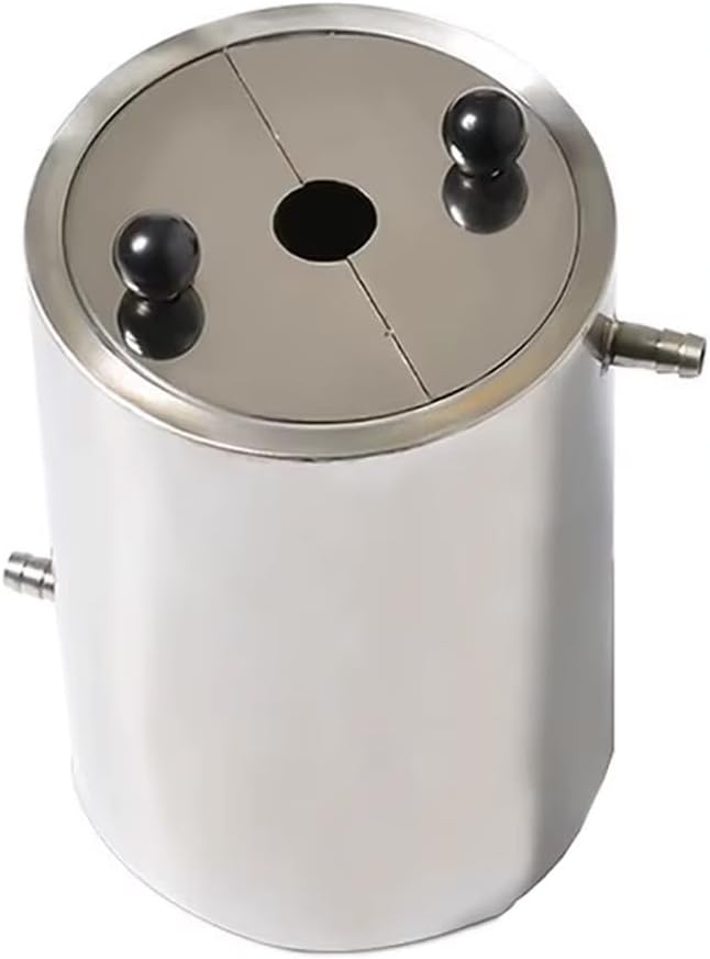 iDili 3.0L Stainless Steel Dual-Layer Dispersion Tank with Cooling Jacket, Removable Cover, and Stirring Mixer for Lab Use