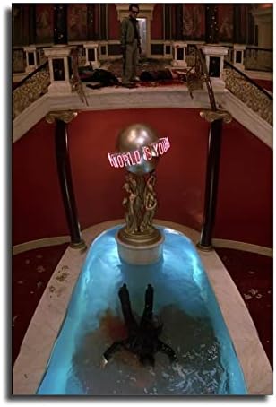 IZM Al Pacino The World is Yours Scarface Movie Canvas Art Poster and Wall Art Picture Print Modern Family Bedroom Decor Posters 16x24inch(40x60cm)