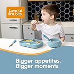 NumNum-Toddler-Utensils-Set-4th-Stage-Kids-Silverware-for-2-Years-Pre-Spoon-Fork-Spoon-Knife-GOOtensils-with-Stainless-Steel-Heads-BPA-Free-Silicone-Toddler-Feeding-Essentials-3-Pack-Blue