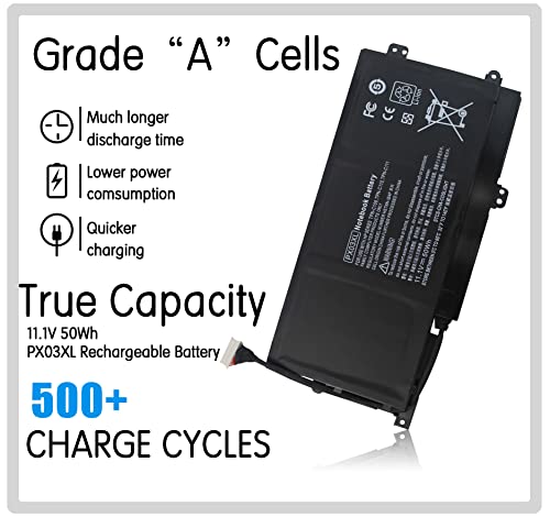 Px03Xl 715050-001 K002Tx Notebook Battery For Hp Envy 14 Touchsmart M6 M6-K M6-K022Dx M6-K125Dx M6-K015Dx M6-K025Dx M6-K010Dx M6-K022Dx 14-K112Nr 14-K002Tx 714762-1C1 2C1 Tpn-C109 Tpn-C110 Tpn-C111 #TOP1
