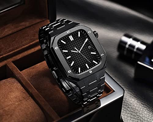Bracelet montre Apple Watch acier antichoc protège boîtier - 4
