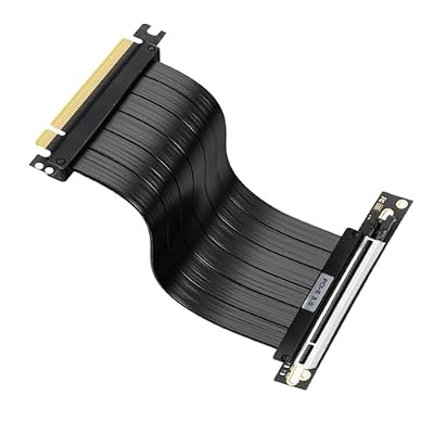BTBcoin PCIe 3.0 x16 Riser Cable 200mm 90° Right-Angle GPU Extender