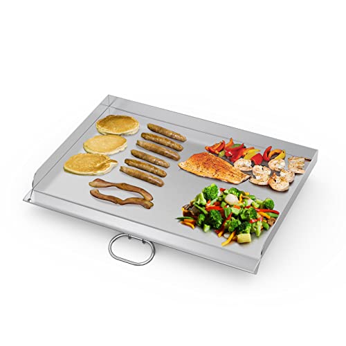 Stanbroil Flat Top Griddle For Camp Chef 16" Stove, Stainless Steel Fry Griddle With 16" X 24" Cooking Surface, Replacement Part For Camp Chef Sg90 #TOP5