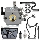 AUTOKAY WT-16B Carburetor Tune-Up Kits for Stihl 028 028AV 028 AV Super Wood Boss Chainsaw Replaces Stihl 1118 120 0600 1118 120 0601, for Walbro WT-16B Tillotson HU-40