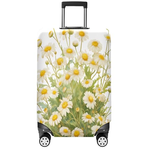 Floral Luggage Cover Suitcase Protector Travel Luggage Cover Carry on Luggage Cover Washable Baggage Covers for Suitcase Fit 30-32 Inch Luggage