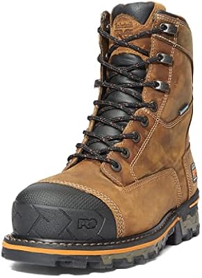 Timberland PRO Men's Boondock 8 Inch Composite Safety Toe Waterproof Industrial Work Boot, Brown Oil...