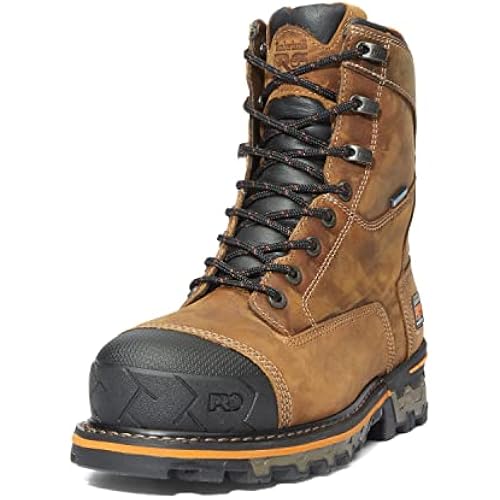 Timberland PRO Men's Boondock 8 Inch Composite Safety Toe Waterproof Work Boots