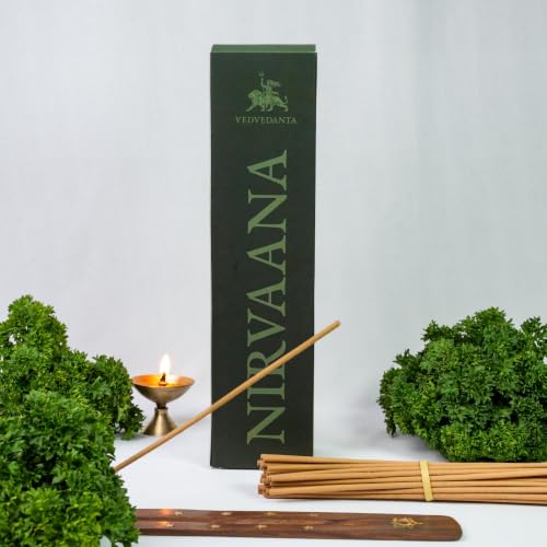 Image of Nirvaana Luxury Incense Sticks | 60 Bambooless Incense Sticks | Pure Sheesham Wood Stand | Long Lasting Fragrance | Complete Sensory Journey | Ethically Crafted | Pack of 2