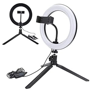 LED-ringlicht, ringlicht Compact en lichtgewicht Verstelbaar voor binnenverlichting voor portret