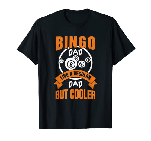 Hombre Bingo Dad Casino Juegos de azar Lotería Father Bingo Lover Bingo Camiseta