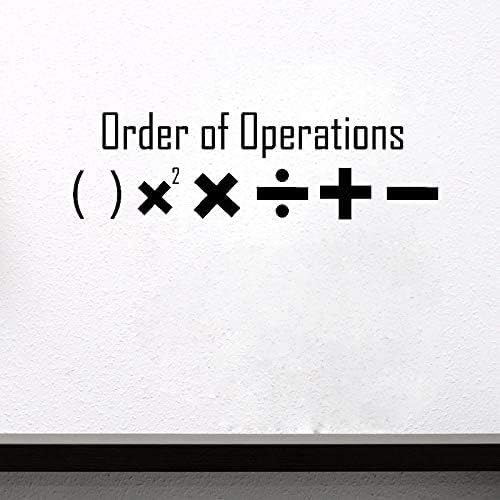 Amazon.com: HUIZHANG Wall Stickers Mathematics Symbol Wall Stickers ...