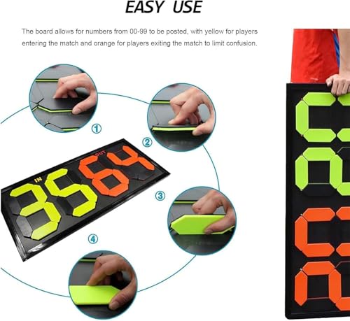 Pizarra de Cambio para Futbol con Display 4 Dígitos Doble Cara miniatura 4