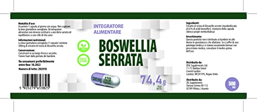 Weihrauch-Kapseln Hepatica Boswellia Serrata 10:1 Extrakt